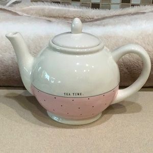 Rae Dunn🩷 RARE FIND🩷 “TEA TIME” Tea Pot